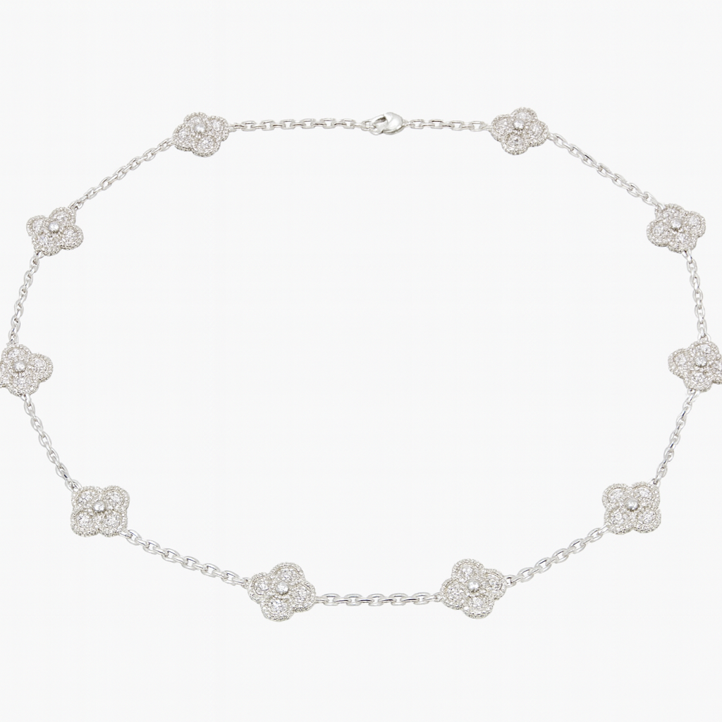 Fleur Éternelle Moissanite Necklace
