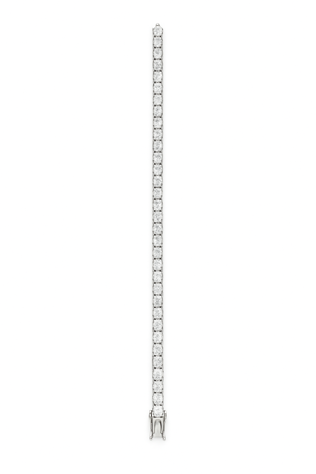 Diamond Cluster Tennis Bracelet