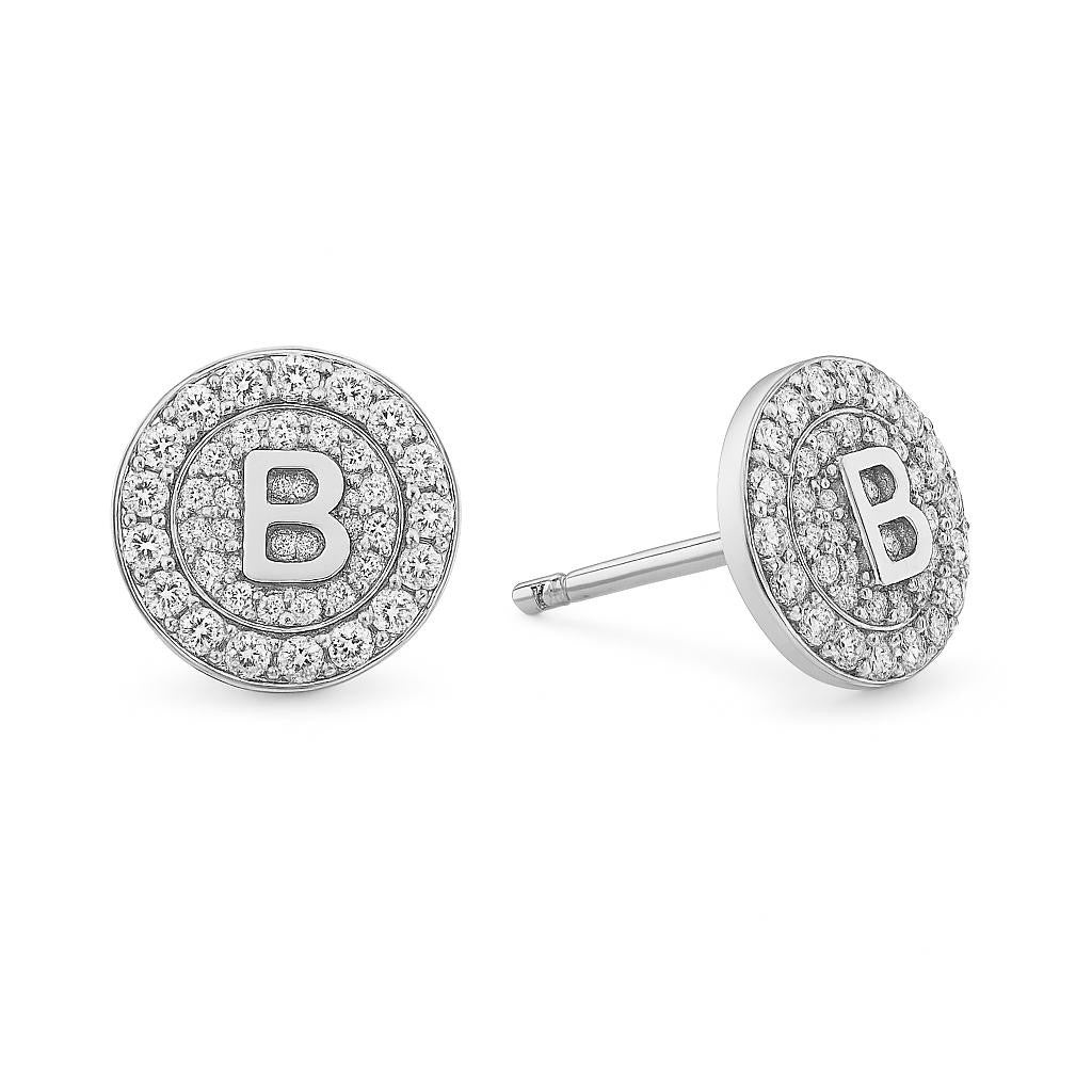 Brilliance Initial Studs