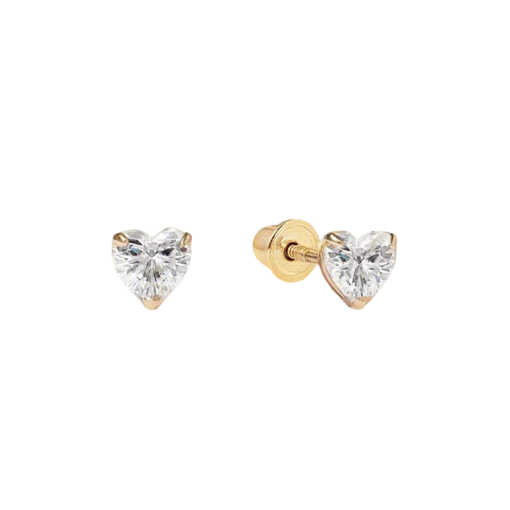 Heart Crystal Stud