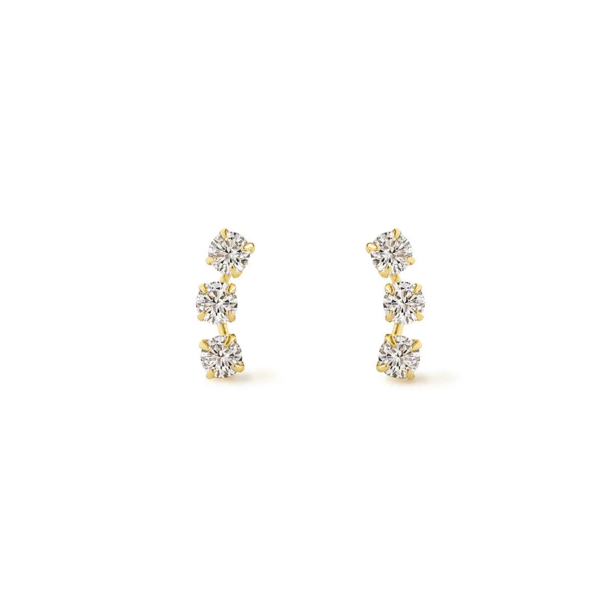 Pavé Bar Studs