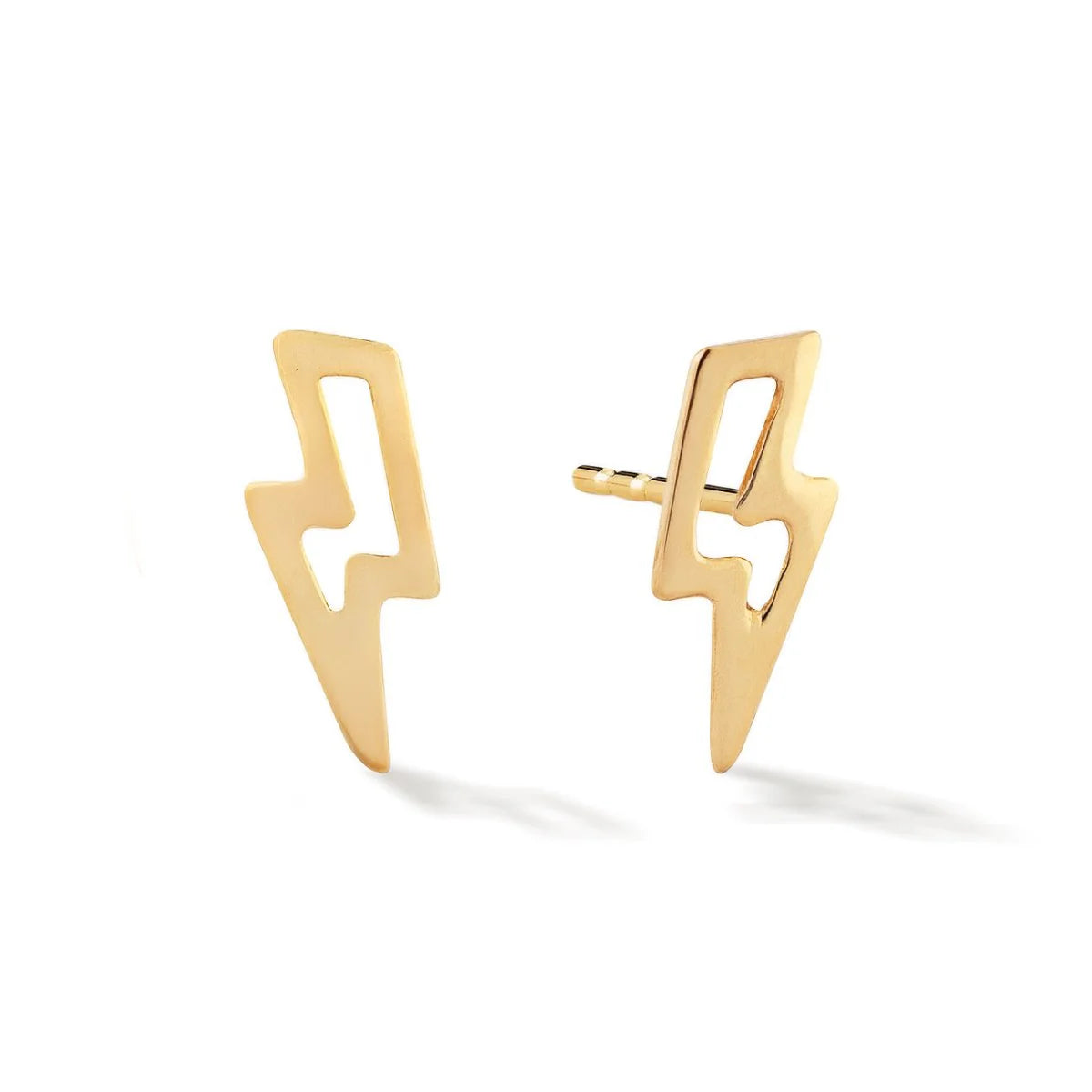 Lightning Bolt Stud Earring