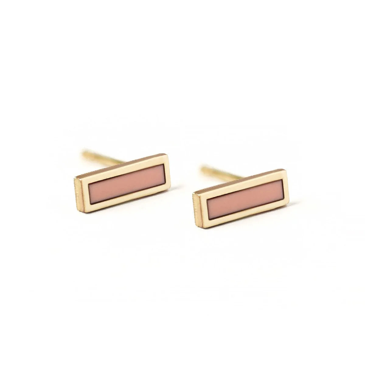 Gemstone Bar Studs