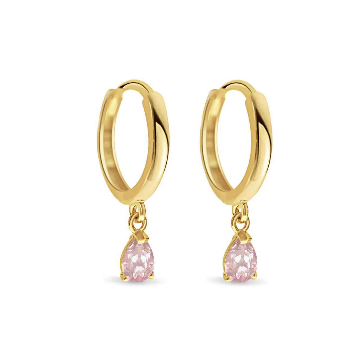 Small Dangle Hoop Earrings