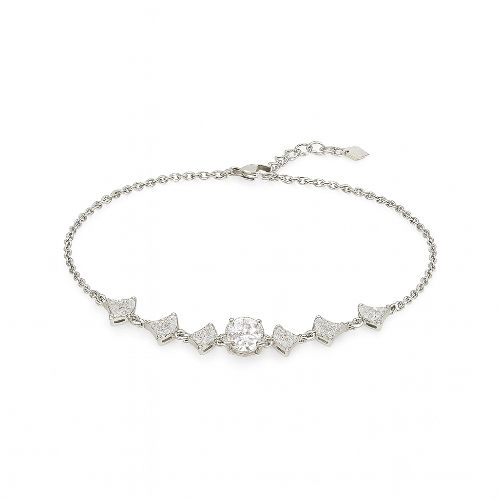 Lumière Fan Moissanite Bracelet
