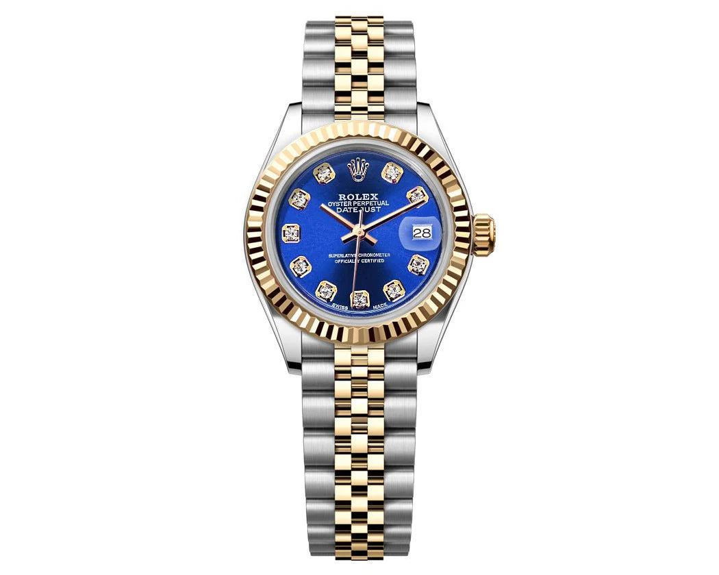 ROLEX DATEJUST JUBILEE – TWOTONE 26MM - BLUE GEM DIAL