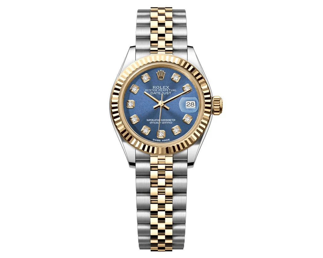 ROLEX DATEJUST JUBILEE – TWOTONE 26MM - BLUE GEM DIAL