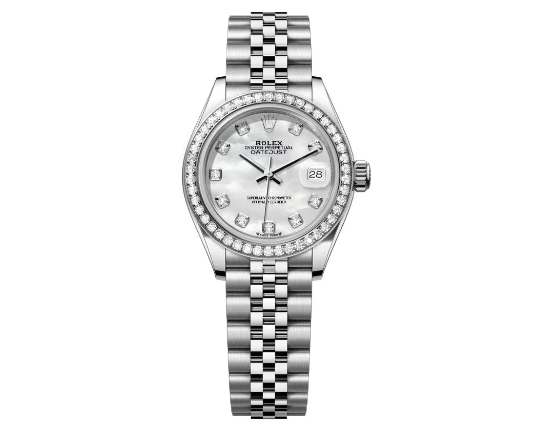 ROLEX DATEJUST 26MM PEARL DIAL-DIAMOND BEZEL 1.50CT