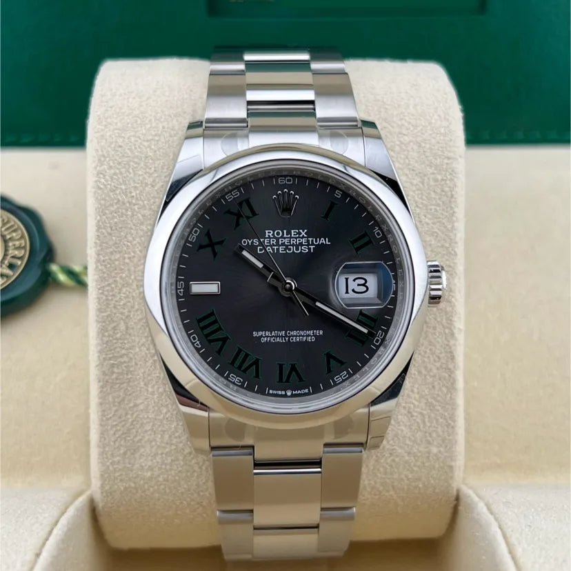 2024 Rolex Datejust 36 "Wimbledon" / Smooth / Oyster