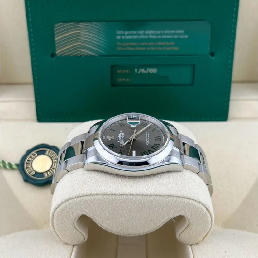 2024 Rolex Datejust 36 "Wimbledon" / Smooth / Oyster