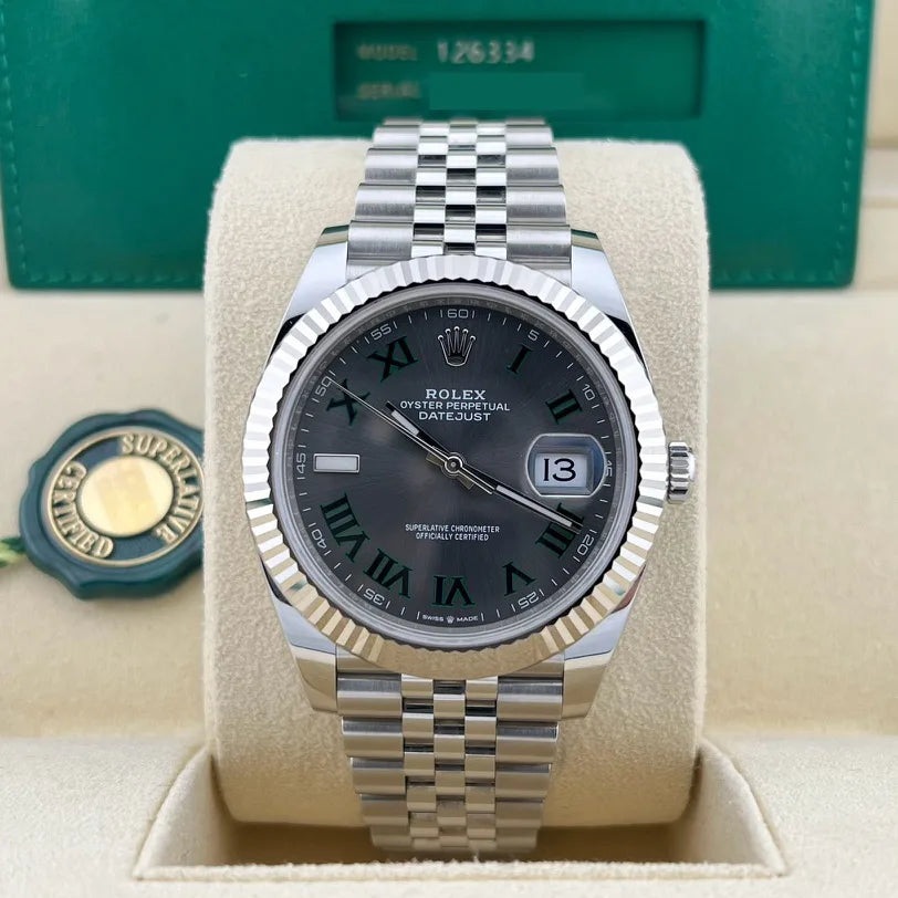 2025 Rolex Datejust 41 "Wimbledon" / Fluted / Jubilee