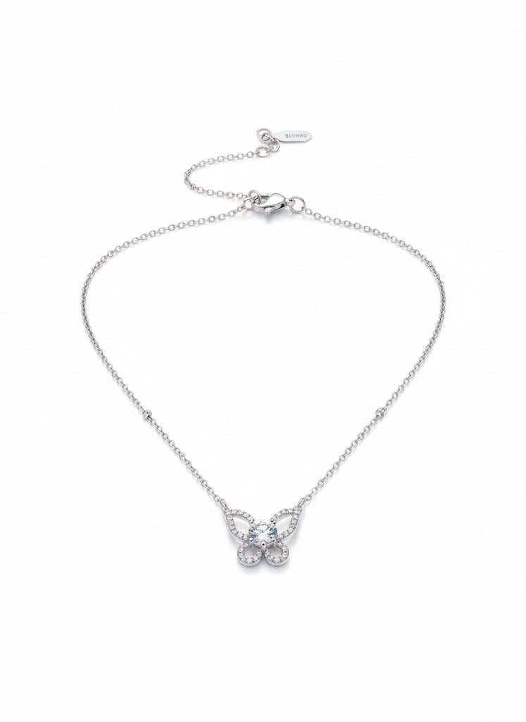 Lumière Butterfly Moissanite Necklace